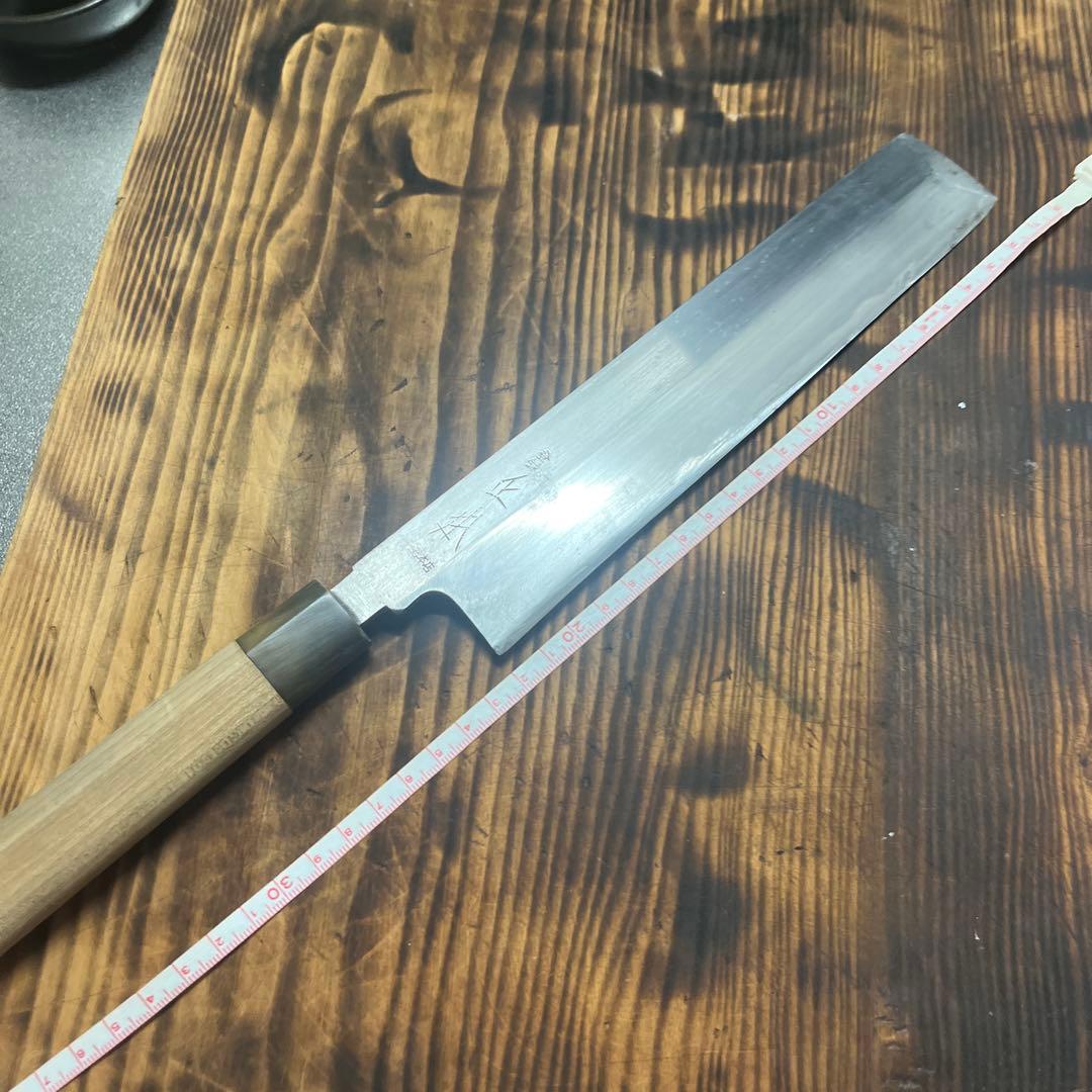 H*T様 正本総本店　薄刃包丁 210mm 木製ハンドル