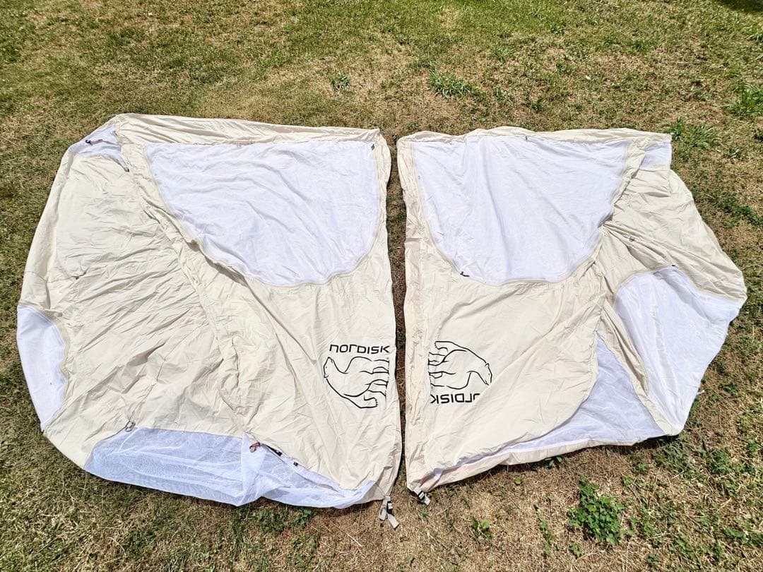 美品 ノルディスク アスガルド 19.6 インナーキャビン 2pcs 左右セット