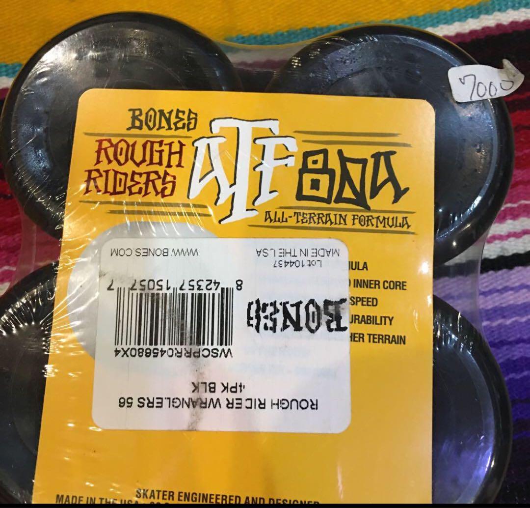 BONES スケートウィール  ラフライダー　56mm ブラック