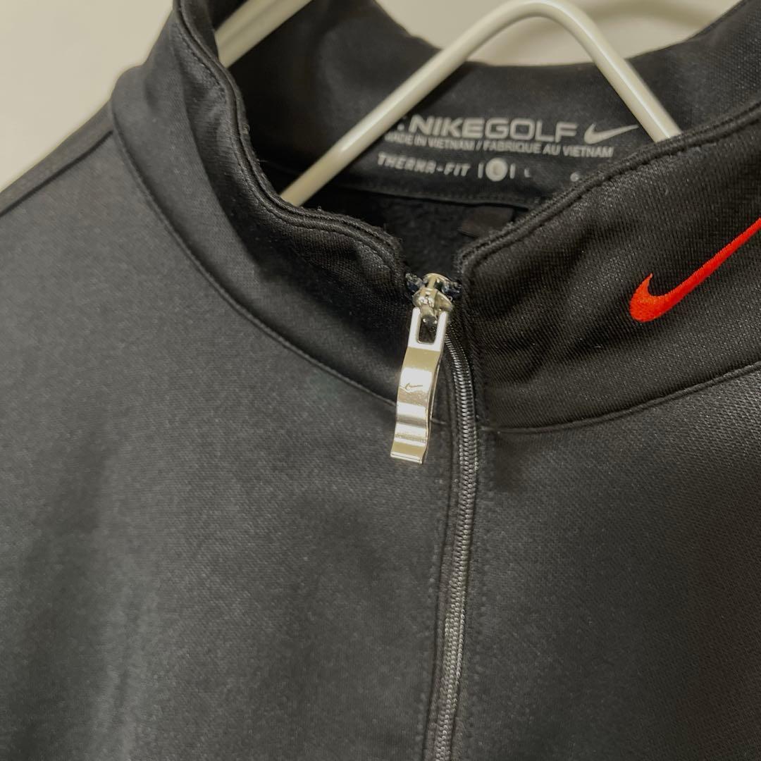NIKE GOLF ナイキゴルフ ハーフジップ プルオーバー ジャージ L 刺繍