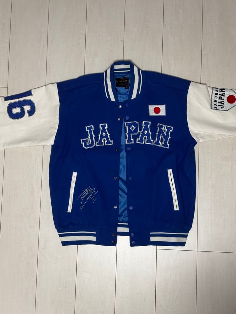 【新品】WＢＣ日本代表　OHTANI サイン入りジャケット 16 値下げも 侍