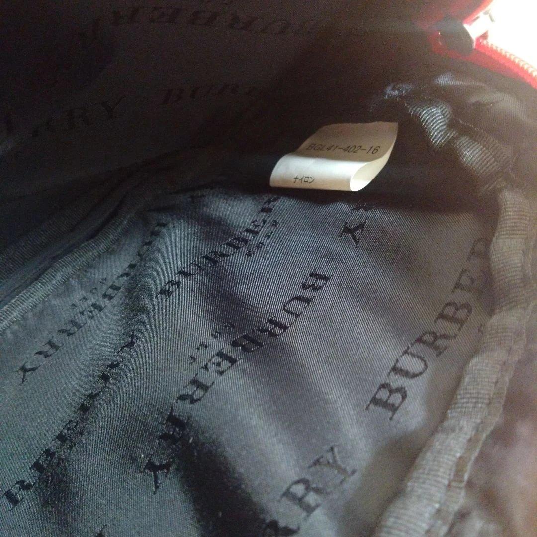新品未使用　BURBERRY ゴルフポーチ レッド ティー付き