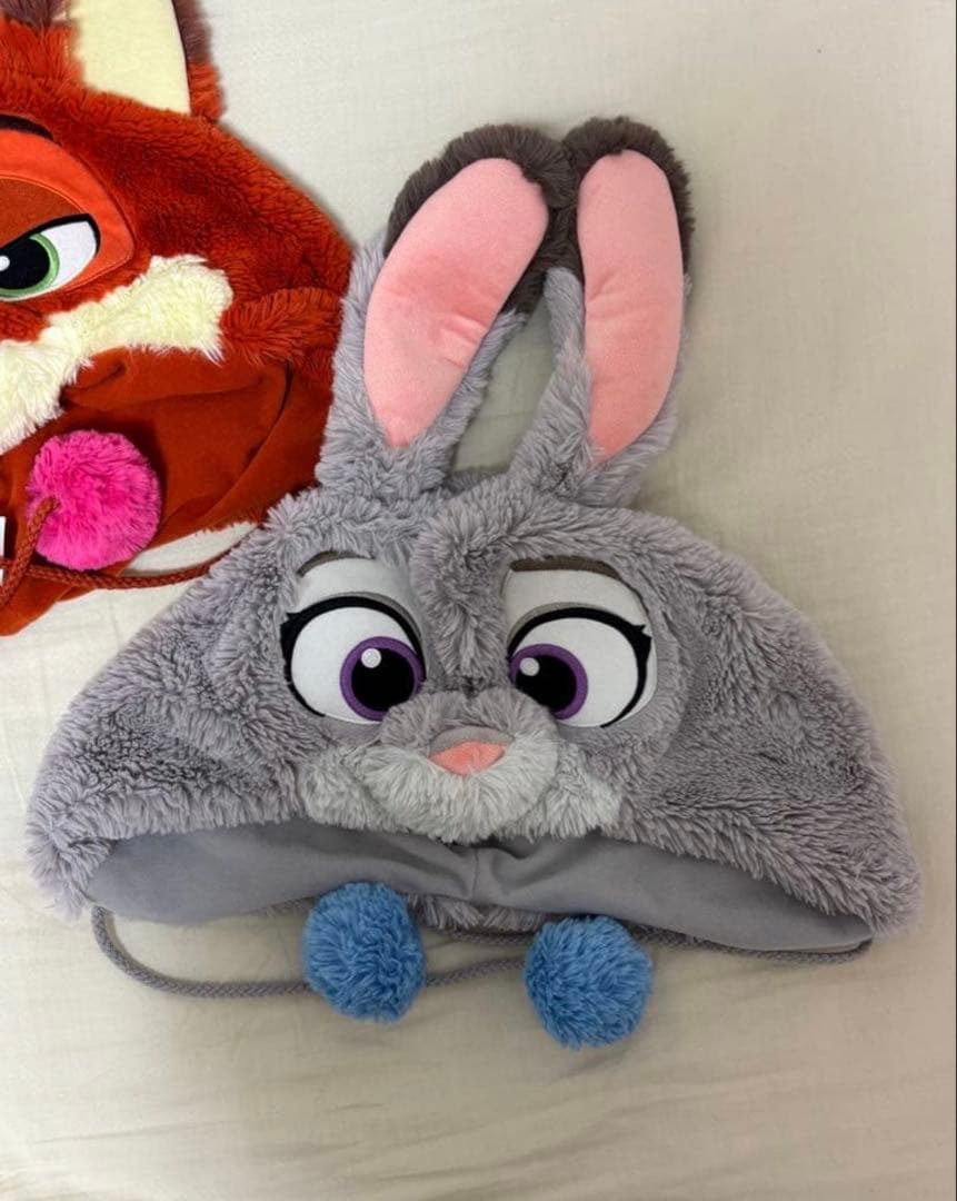 新品 東京ディズニー ズートピア ニック ジュディ ファンキャップ　タグ付き