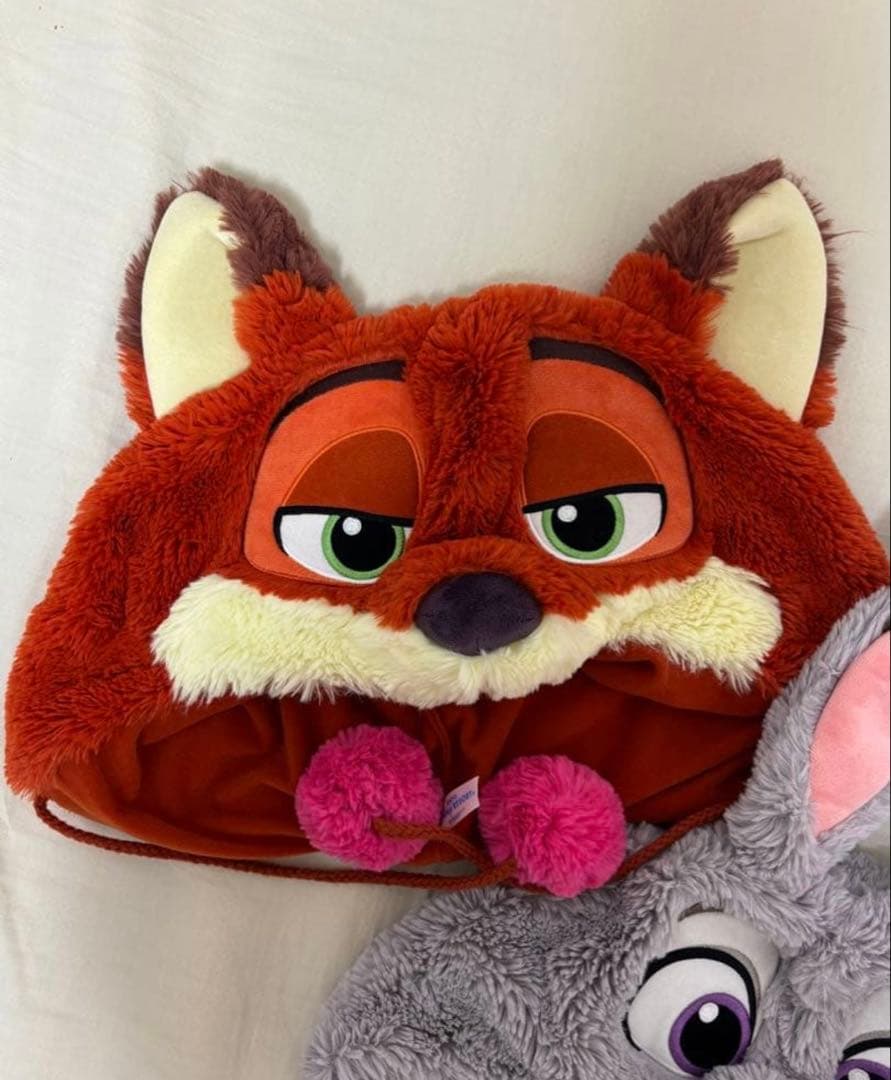 新品 東京ディズニー ズートピア ニック ジュディ ファンキャップ　タグ付き