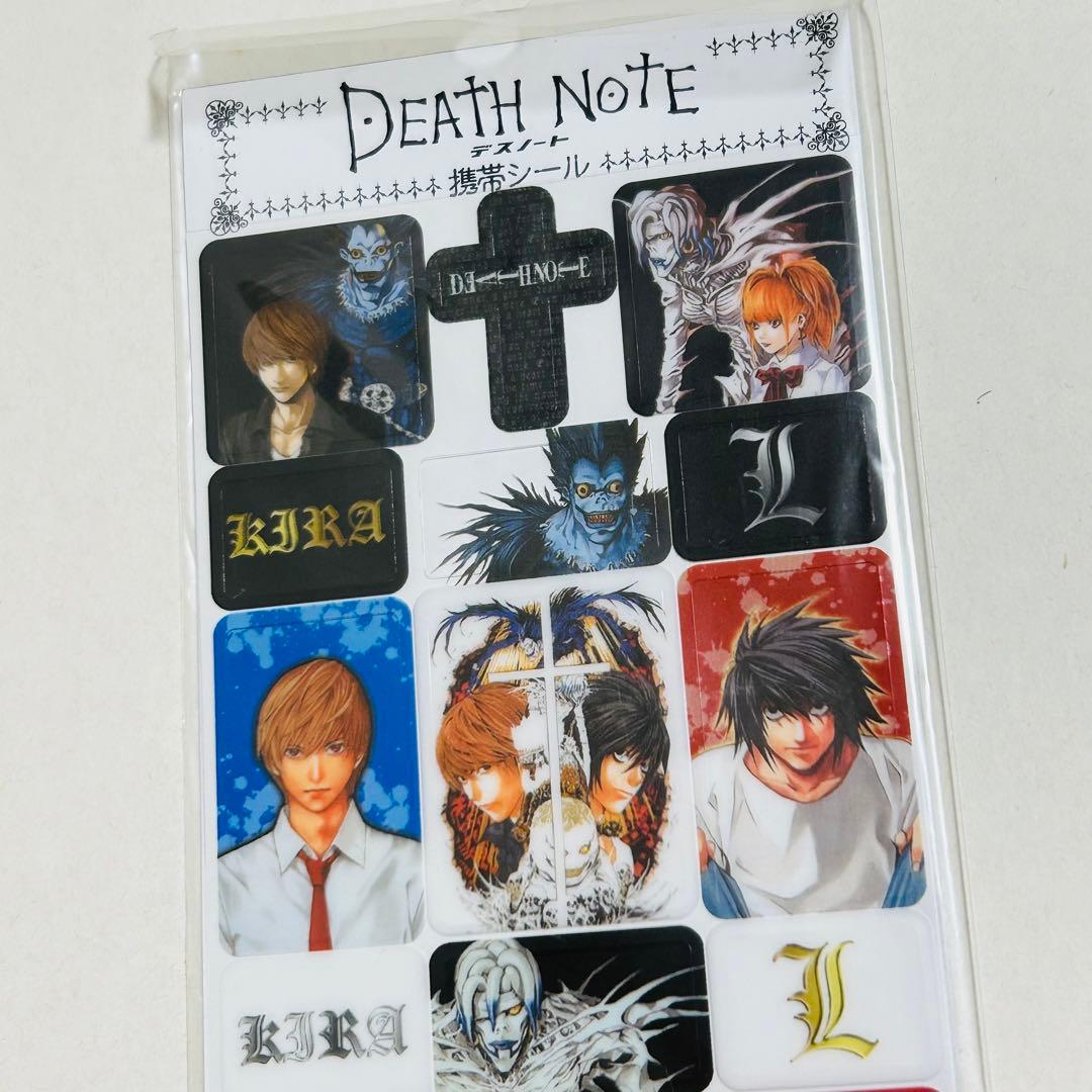デスノート DEATH NOTE 携帯シール 希少品 レア 夜神月 L ミサ