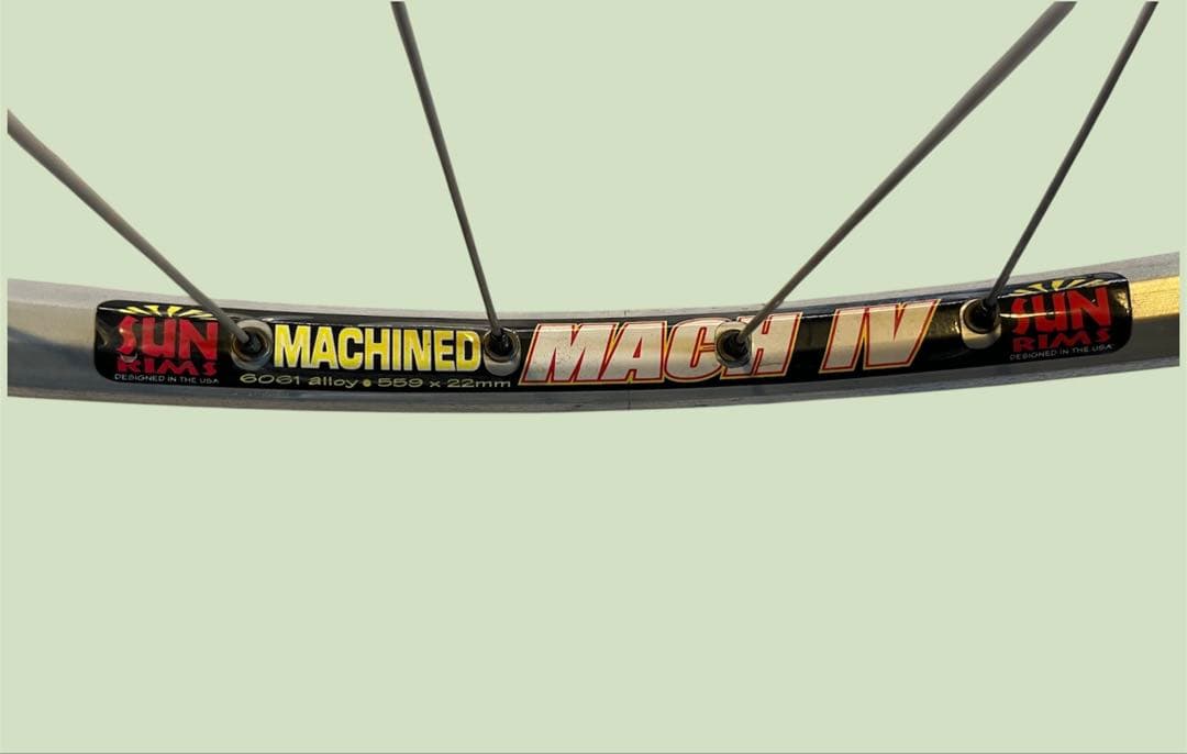 シマノ Deore ハブ& SUN RIMS MACH IV 前後ホイールセット