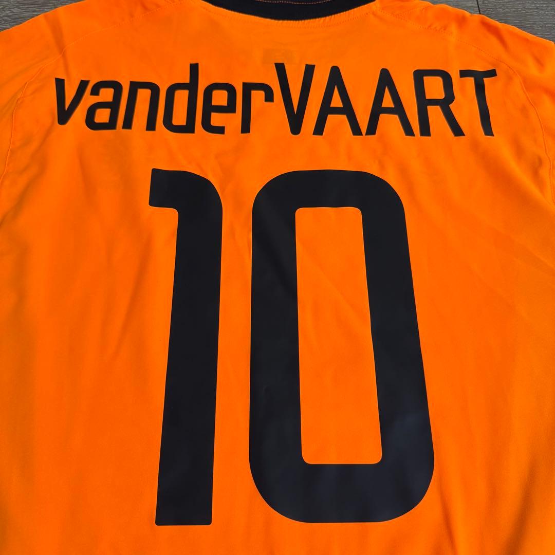正規品 オランダ代表 02/04 VAN DER VAART ホームユニフォーム