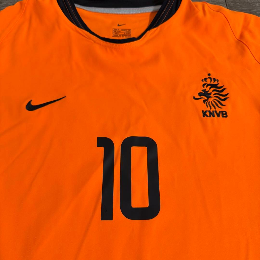正規品 オランダ代表 02/04 VAN DER VAART ホームユニフォーム