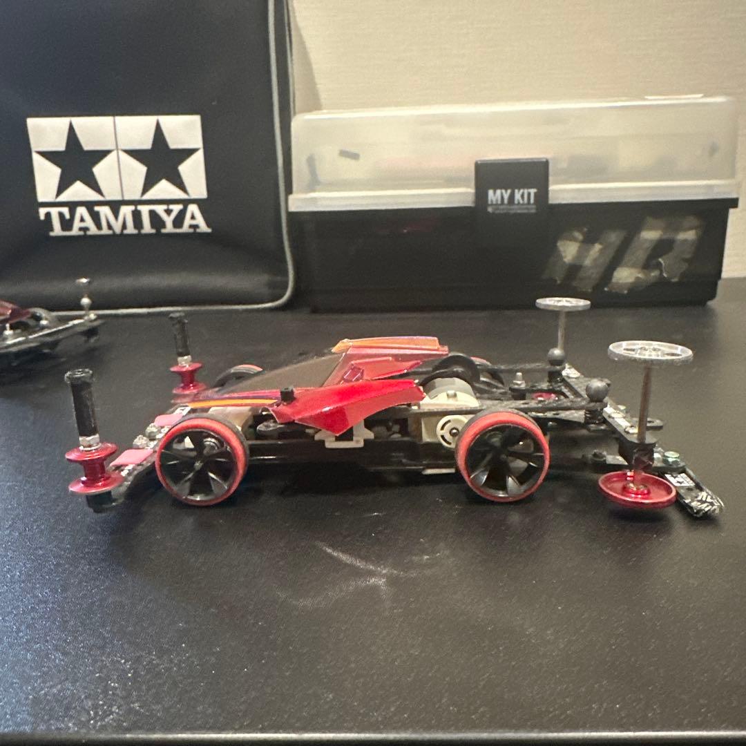 TAMIYA ミニ四駆 2台セット　引退　工具　限定　多数　スピードチェッカー
