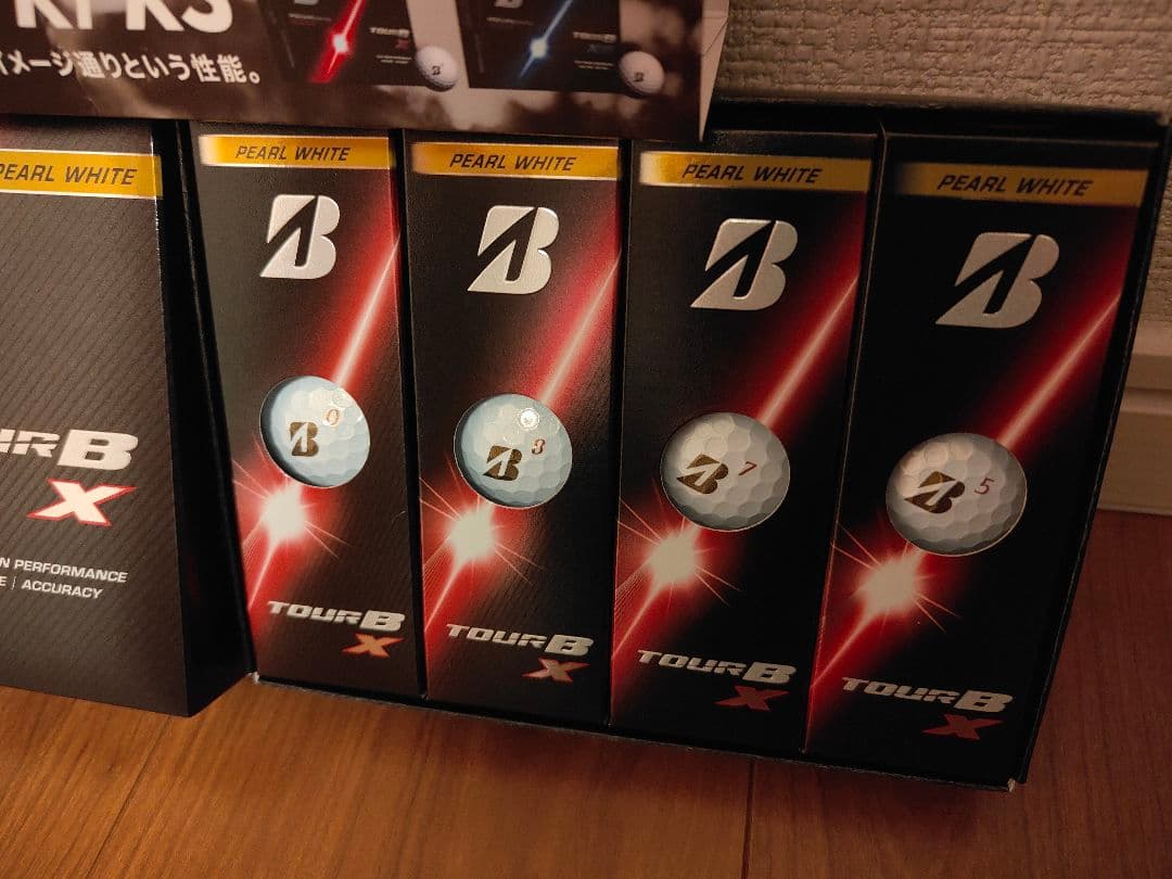 BRIDGESTONE TOUR B X 26年モデル 1ダース 限定カバー付