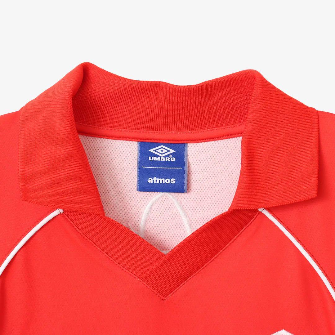 新品未開封 UMBRO × atmos ロングスリーブ サッカージャージ RED