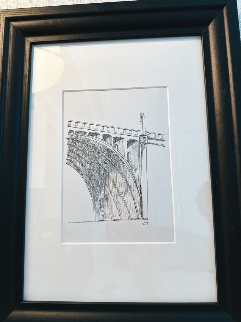 絵画　モダンアート　原画『響橋1941』