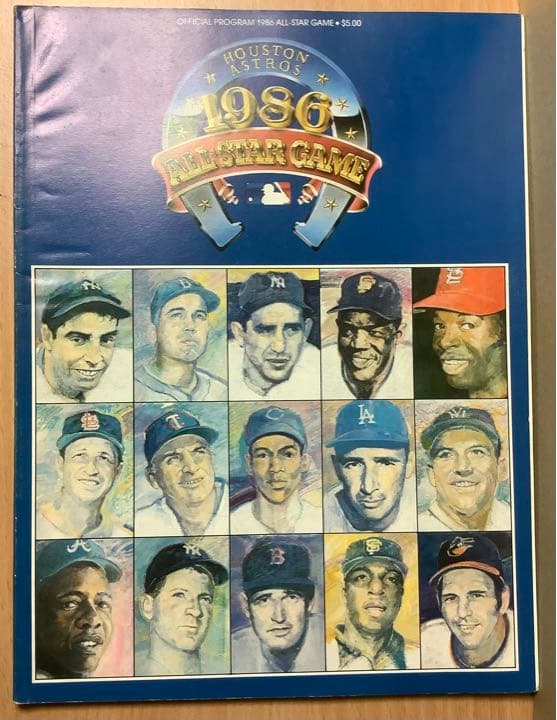 MLB 80年代 オールスターゲーム オフィシャルプログラム 5冊セット