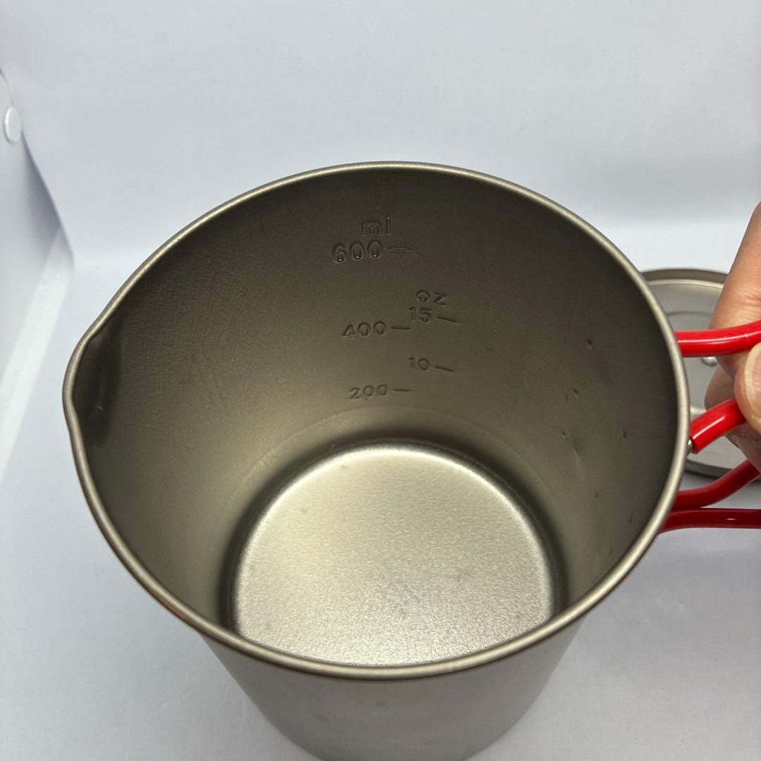 EVERNEW チタン パスタもクッカーS ECA521R RED