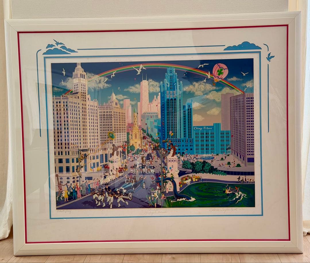 Melanie Kent「Chicago Avenue」額装 版画 #234