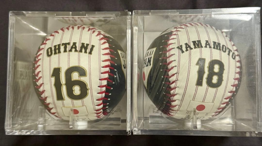 【新品未開封】2026WBC侍ジャパン　大谷翔平選手&山本由伸選手レプリカボール