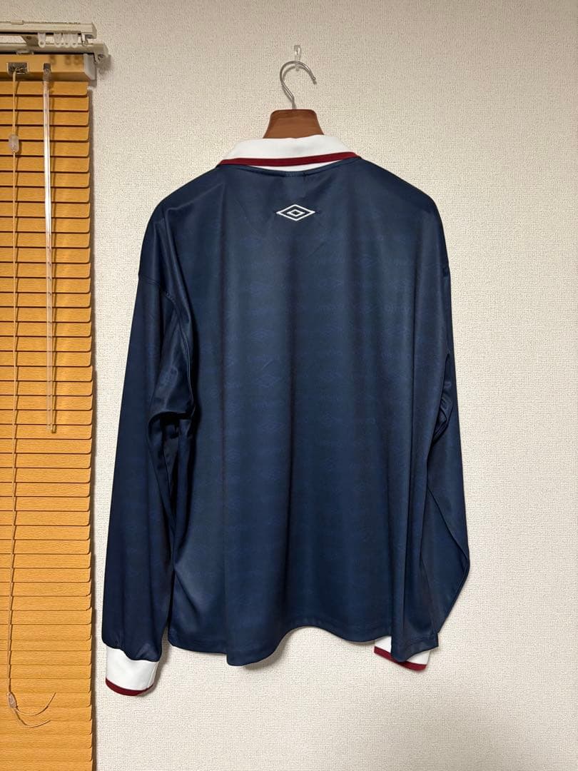 umbro ネイビー 長袖シャツ ゲームシャツ ユニフォーム