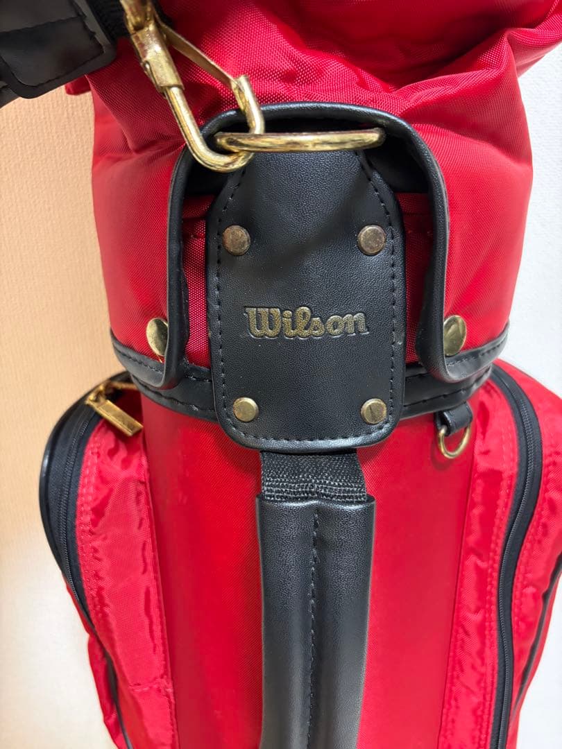 Wilson キャディバッグ 赤