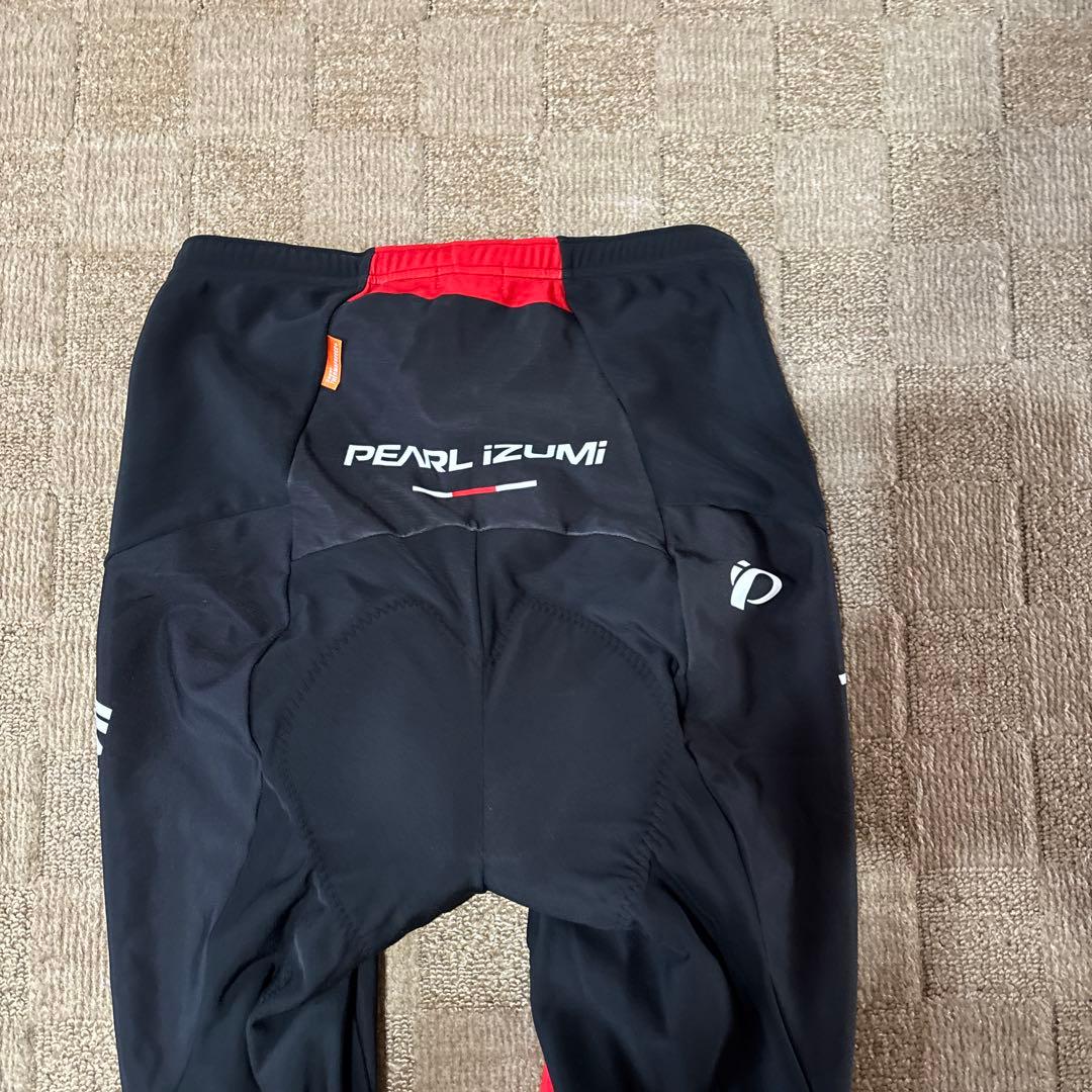 PEARL IZUMI サイクルジャージ 黒/白/赤　XL