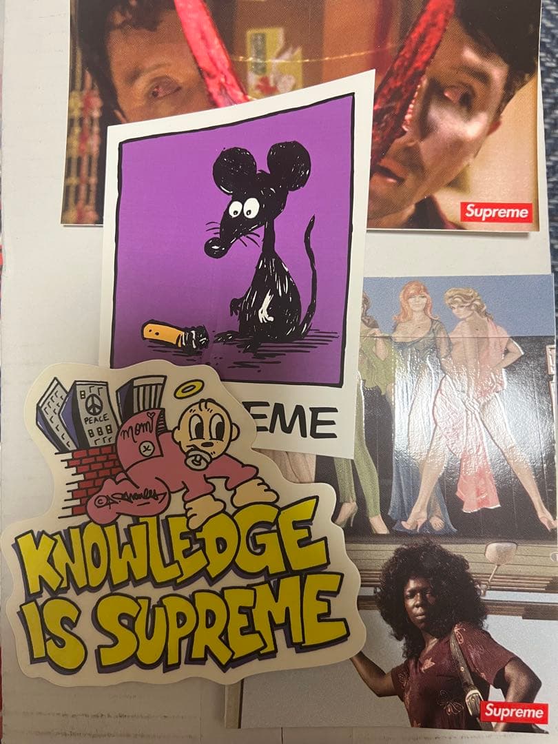 Supreme ステッカーセット　ユニオンジャック　バーバリー　ティファニー