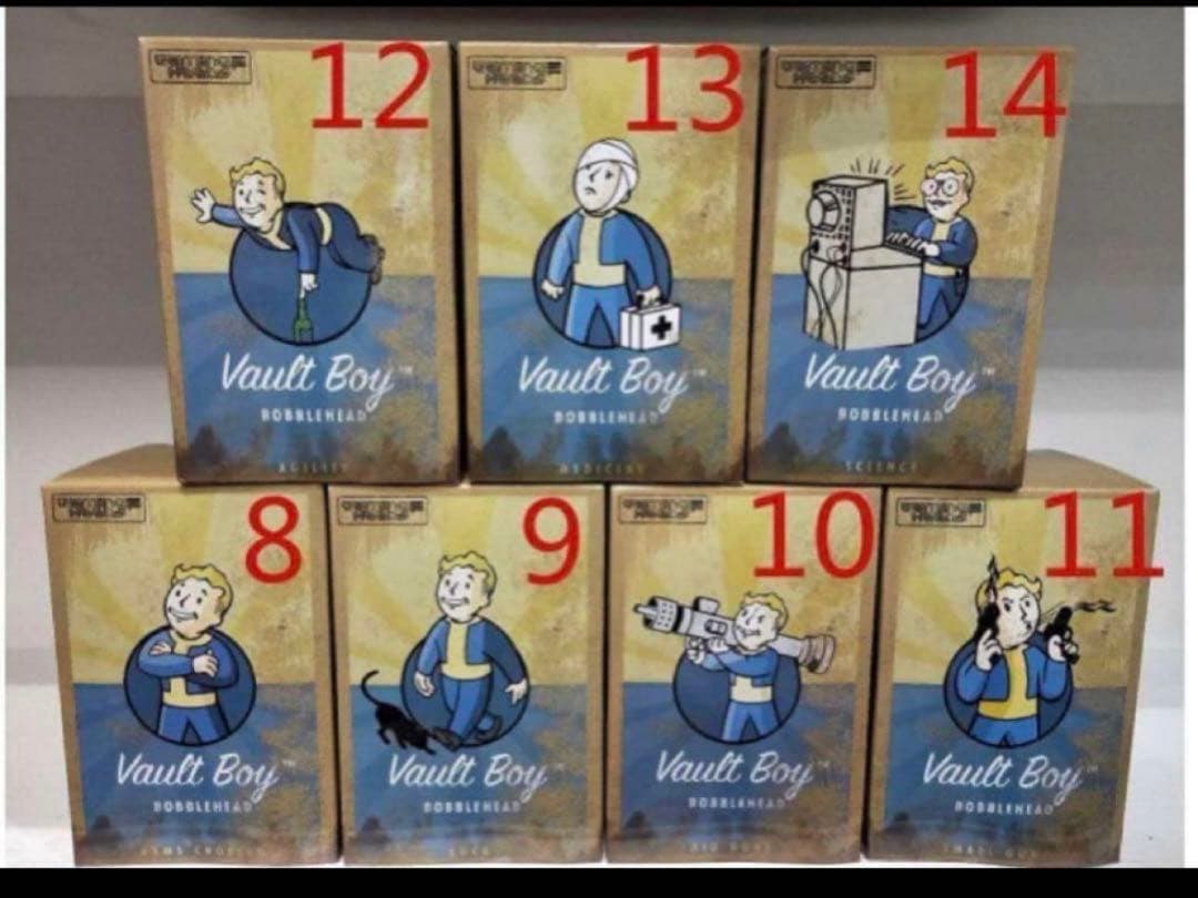 Falloutフォールアウトグッズ ボルトボーイ 111 ボブルヘッド7体セット