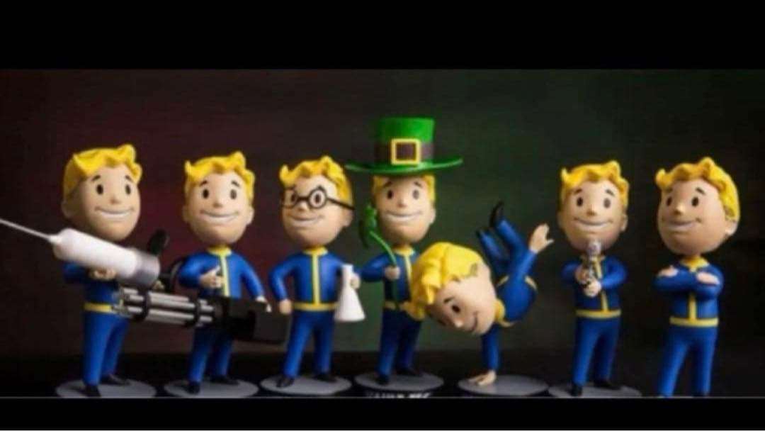 Falloutフォールアウトグッズ ボルトボーイ 111 ボブルヘッド7体セット