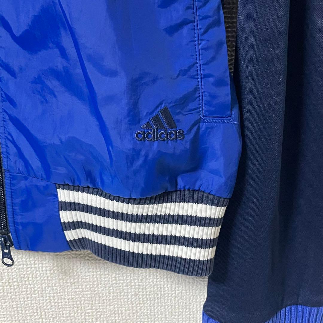 アディダス　チェルシーFC　トラックジャケット　バイカラー　切替　ナイロン　M