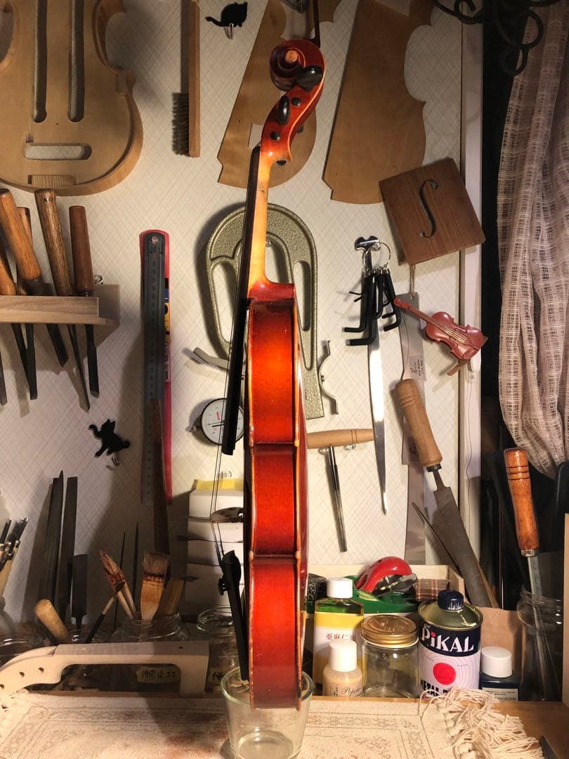 【駒&魂柱調整済】Suzuki分数バイオリンNo102 1/2 1968