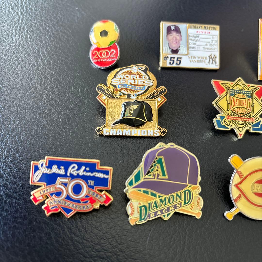 メジャーリーグ　ピンバッジ9個