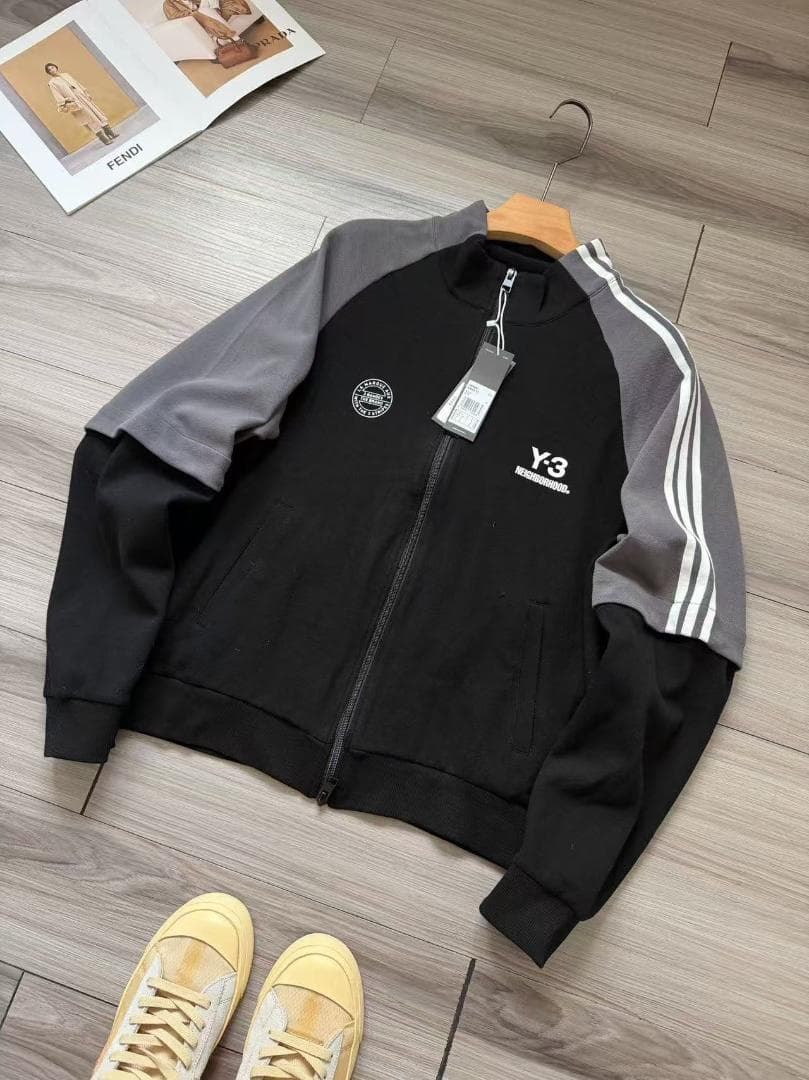Y-3 × Neighborhood ジャケット・パンツセット ブラック/グレー