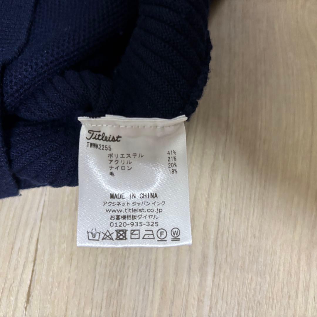 Titleist（タイトリスト）長袖ハイネックニットセーターM メンズ