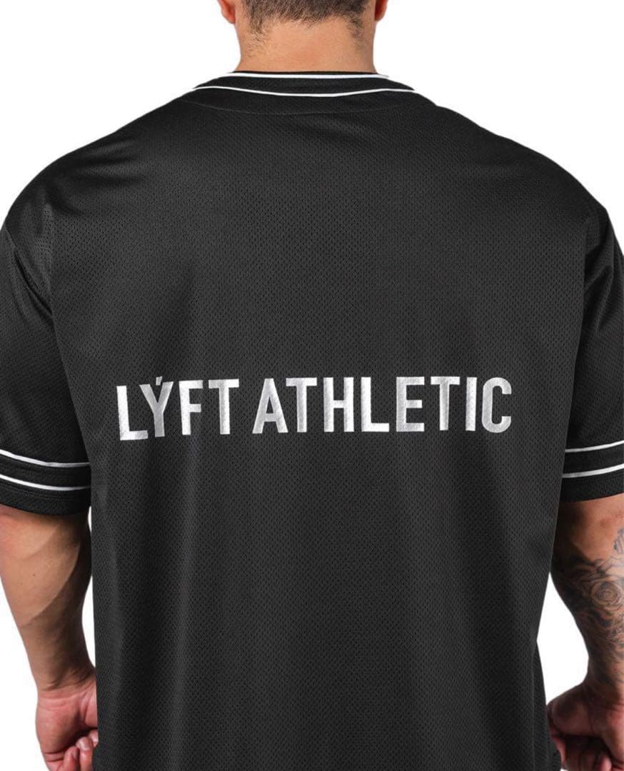LYFT ベースボールシャツ Mサイズ ブラック　完売品