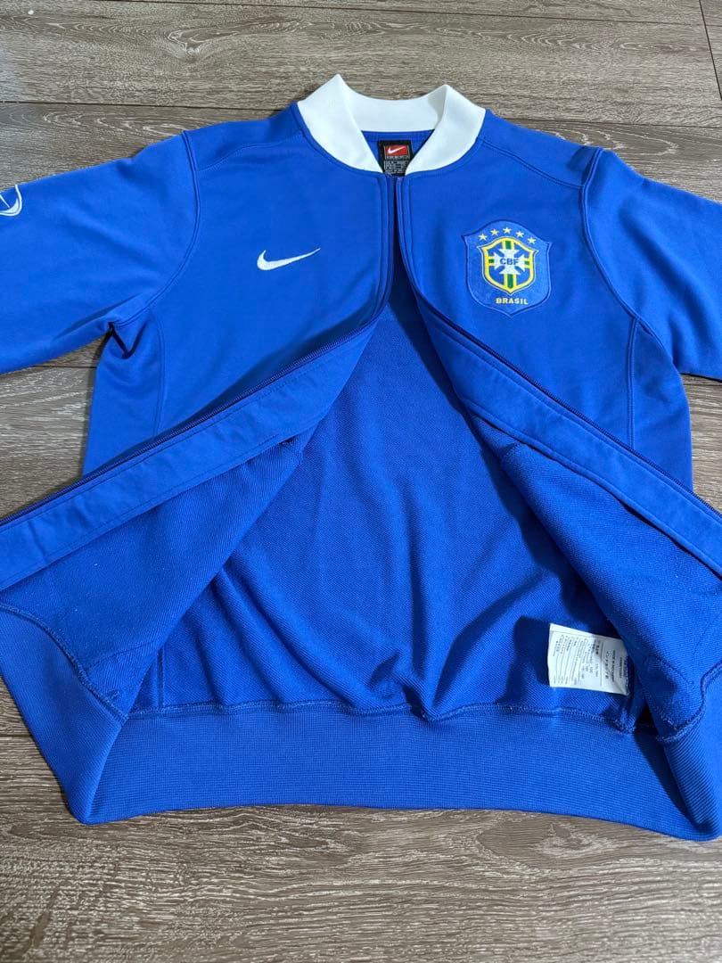 超美品 Nike 00s ブラジル代表 アンセム ジャージ トラックジャケット