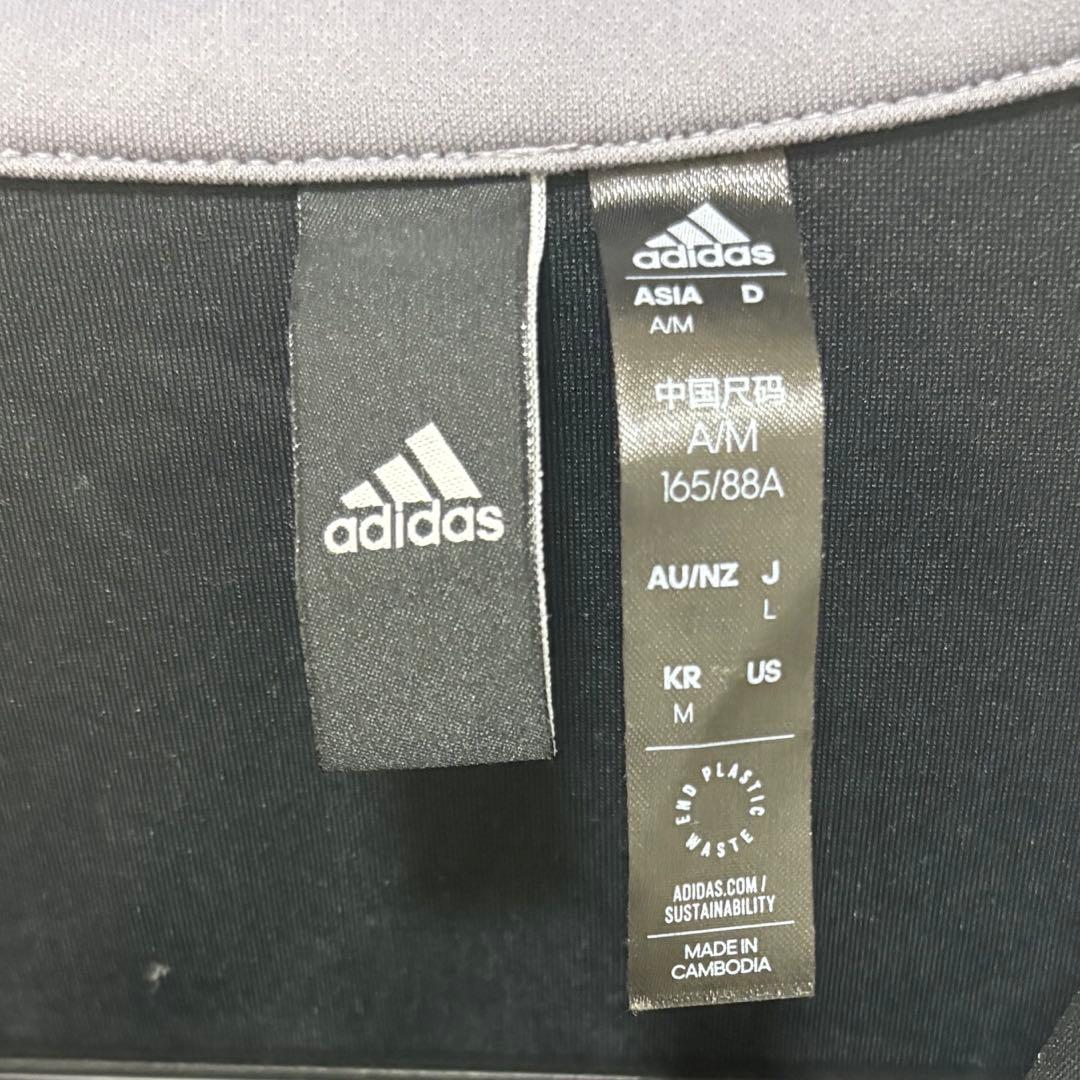 adidas チーム ルーズフィット ダブルニット トラックトップ Lサイズ