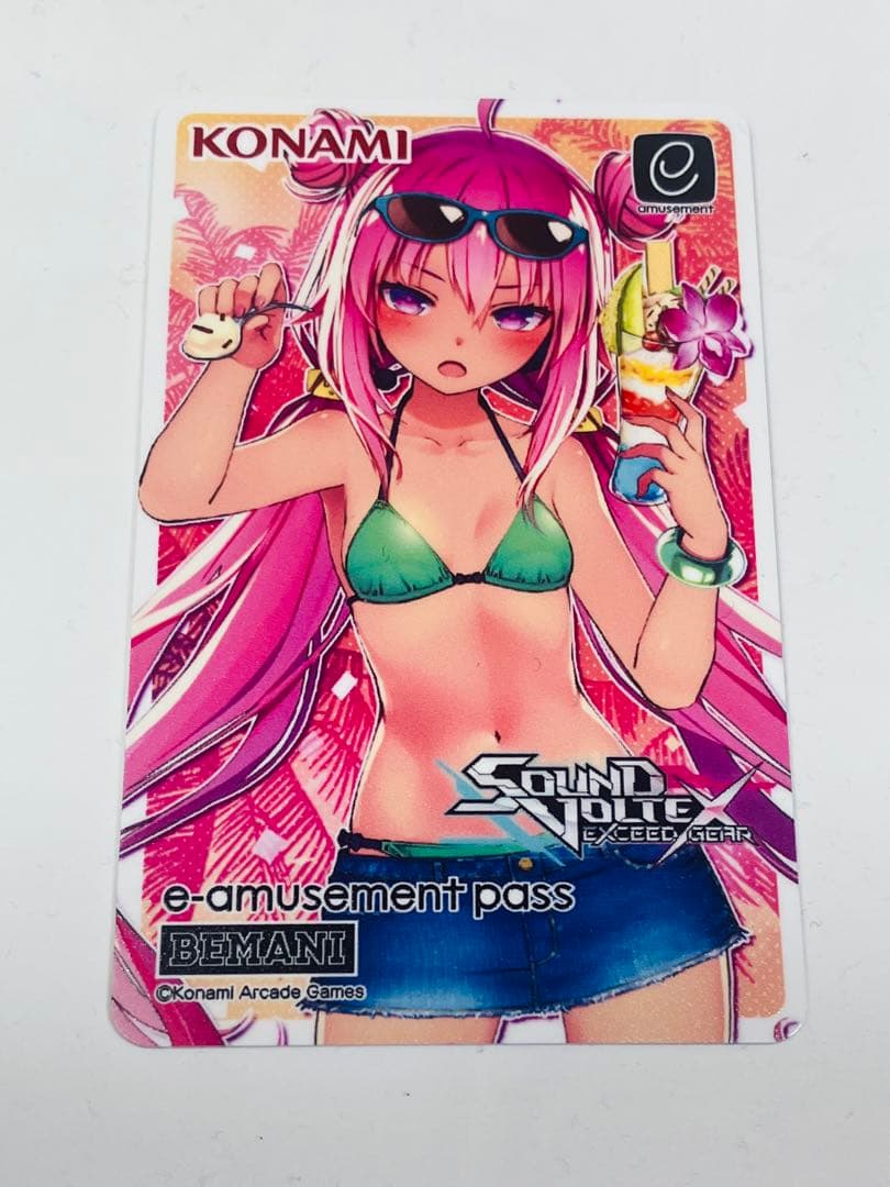 SDVX ユメブキグレイス e-amusement passカード