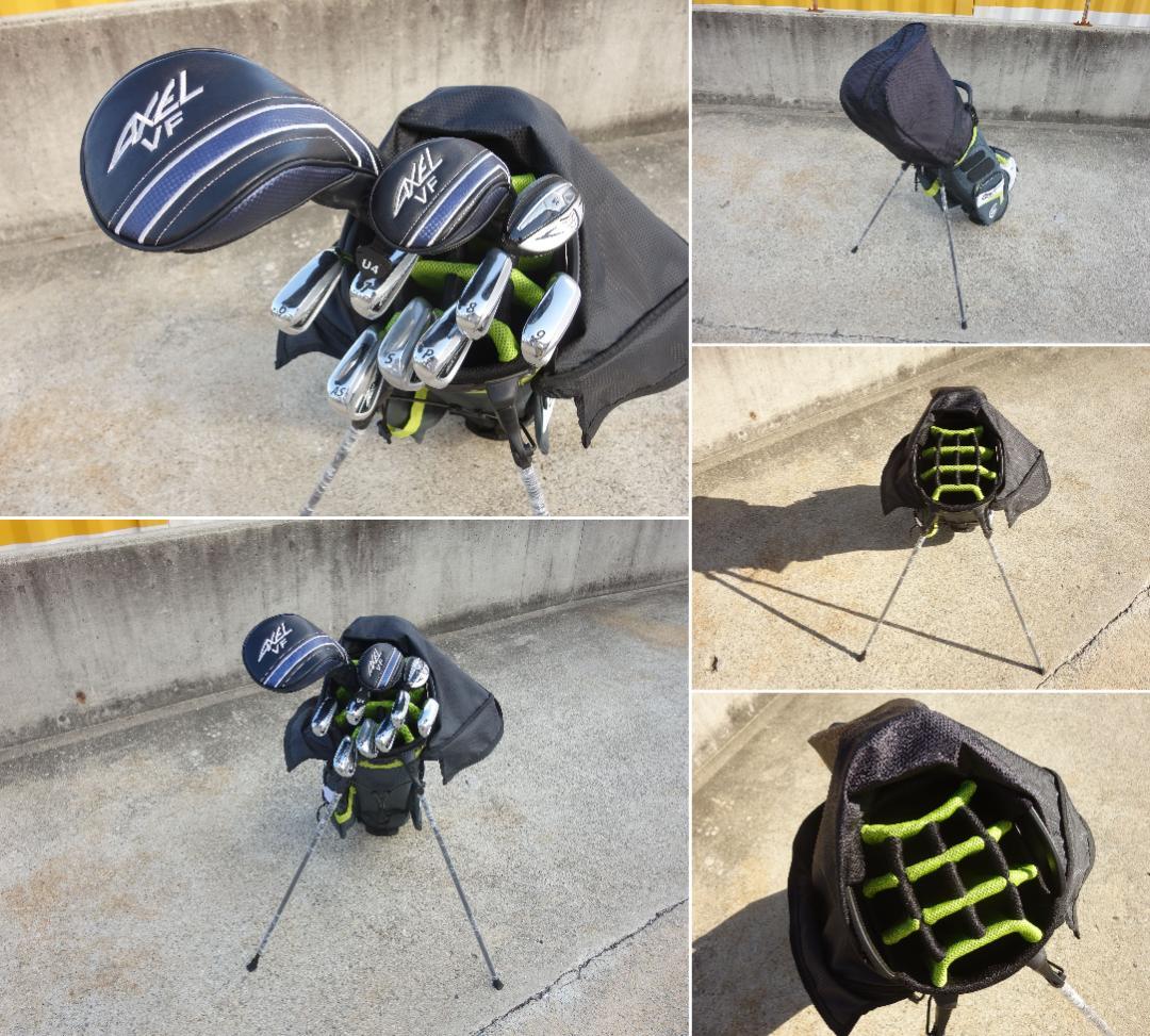 M▽アクセル クリーブランド スタンドキャディバッグ クラブ (37972)