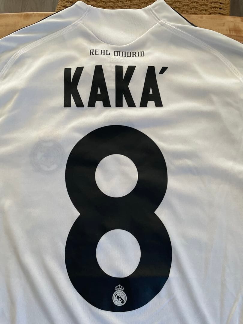 KAKÁ 8 レアル・マドリード ホワイトシャツ
