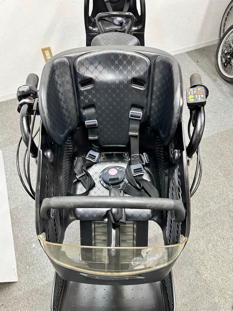 3人乗り電動アシスト自転車　ブリヂストンアンジェリーノ 子供乗せシート付き