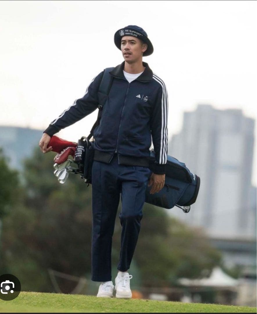 新品 adidas clubhaus ワイドテーパードパンツ クラブハウス