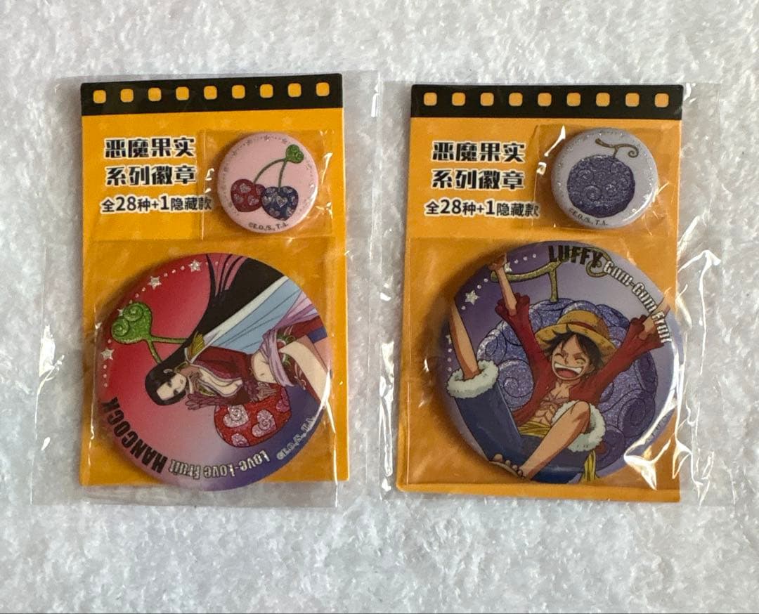 ワンピース 悪魔の実 能力者 缶バッジ 中国限定 まとめ売り