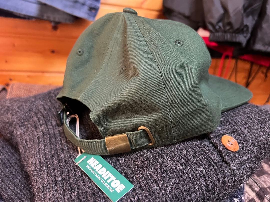 新品未使用タグ付き　HIIT キャップ　グリーン