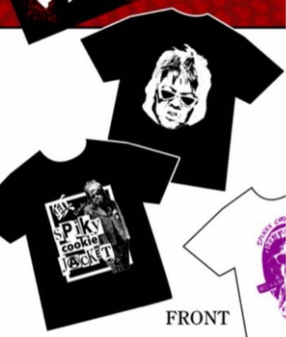 鋲じゃん展 by くっきー！ 野性爆弾 Tシャツ スミクロ L