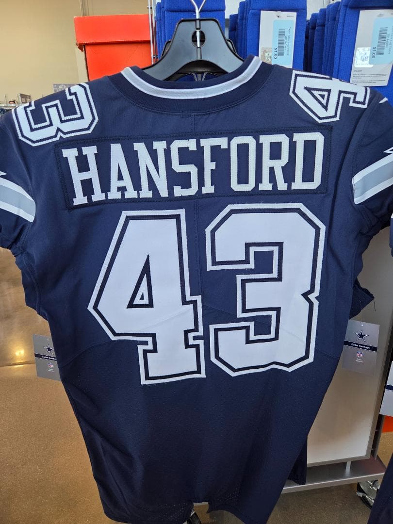 NFL カウボーイズ HANSFORD 43 オンフィールド