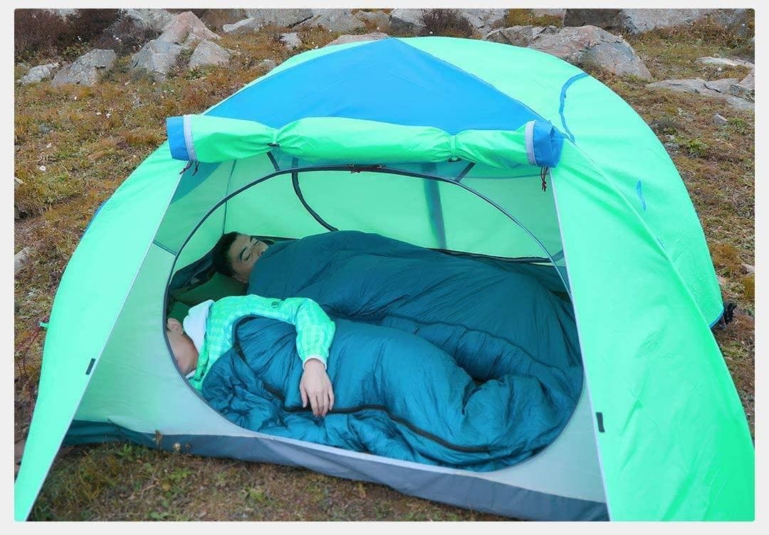 テント キャンプテント 2人用 前室 4シーズン 二層デザイン 防風 防水