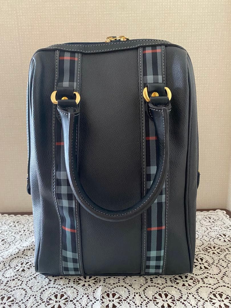 バーバリー Burberry ゴルフ シューズケース シューズバッグ ネイビー
