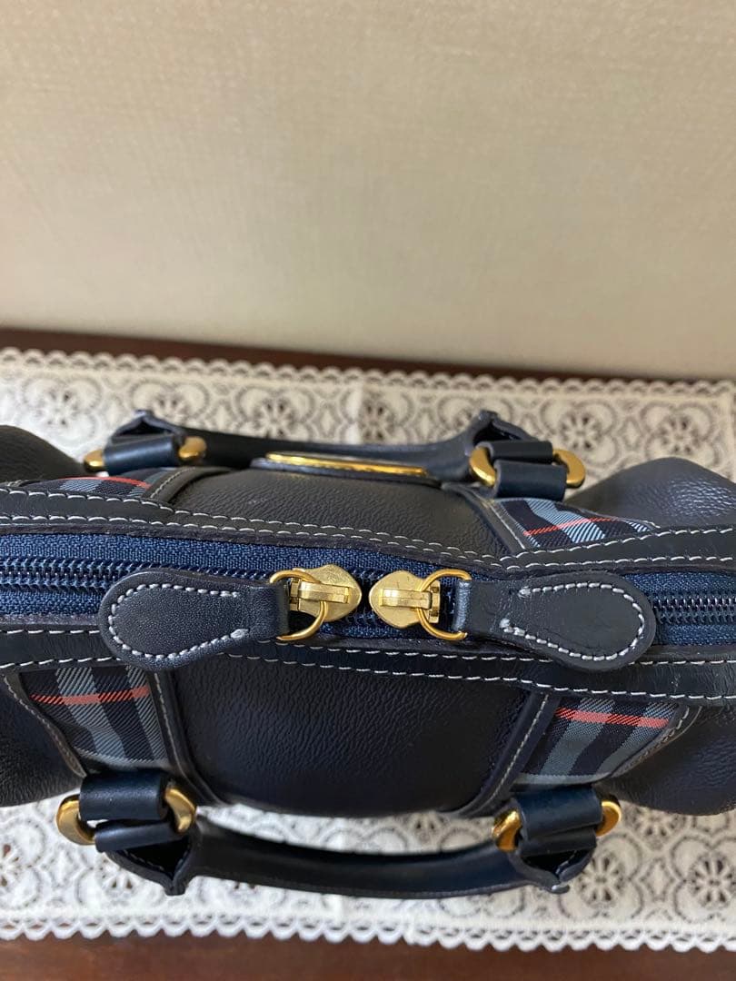 バーバリー Burberry ゴルフ シューズケース シューズバッグ ネイビー