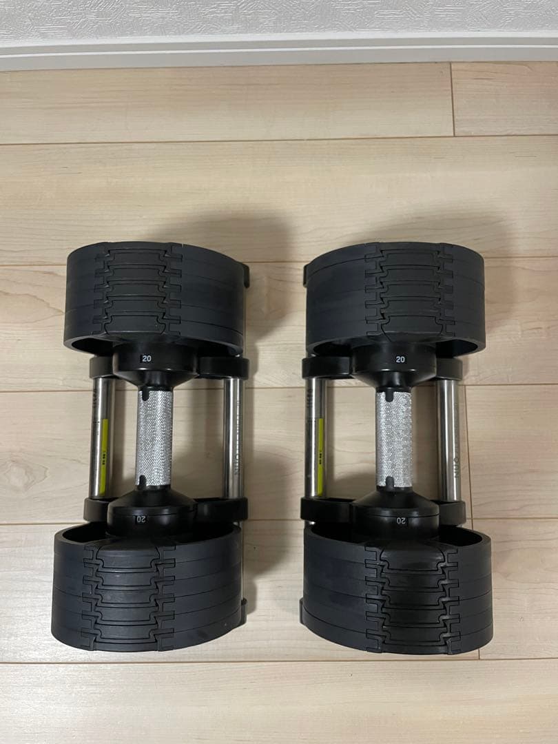 2X 20kg NUO FLEXBELL 20 変式ダンベル セット②