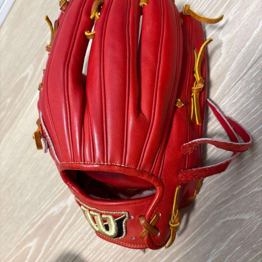 Wilson 野球用グローブ レッド