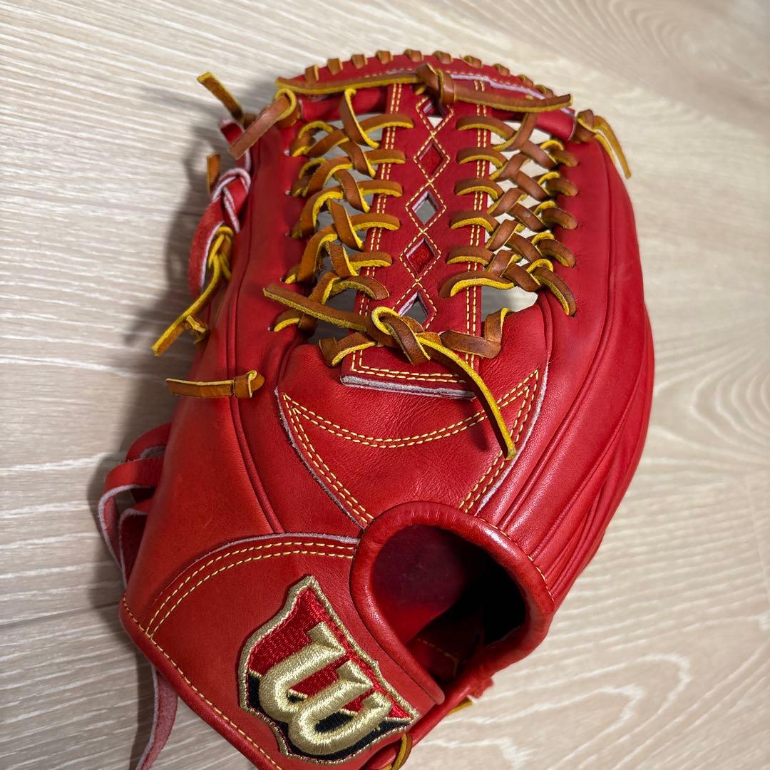 Wilson 野球用グローブ レッド