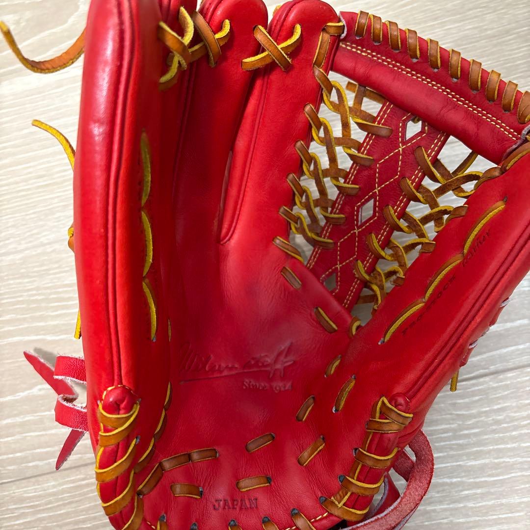 Wilson 野球用グローブ レッド